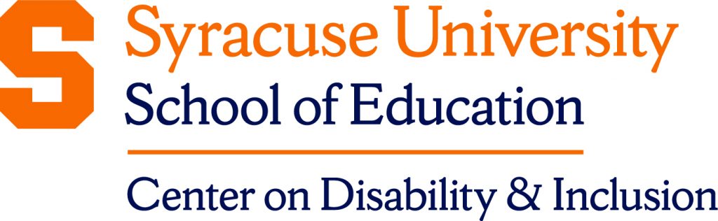 syracuse university school of education center on disability and inclusion